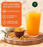 Sea Buckthorn Juice Pulp Concentrate 300ml | Cold-Pressed | Makes 50 Glasses | Immunity & Gut Health Support |Seabuckthorn Herbal Supplement Drink for Men & Women (Pack of 1) - Image 3