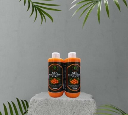 Sea Buckthorn Juice Pulp Concentrate 300ml | Cold-Pressed | Makes 50 Glasses | Immunity & Gut Health Support |Seabuckthorn Herbal Supplement Drink for Men & Women (Pack of 1)